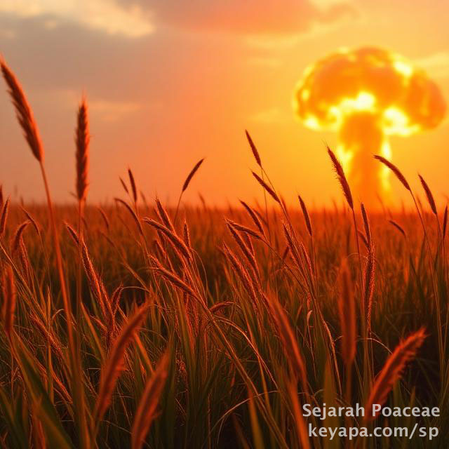 Grasses after a nuclear war.