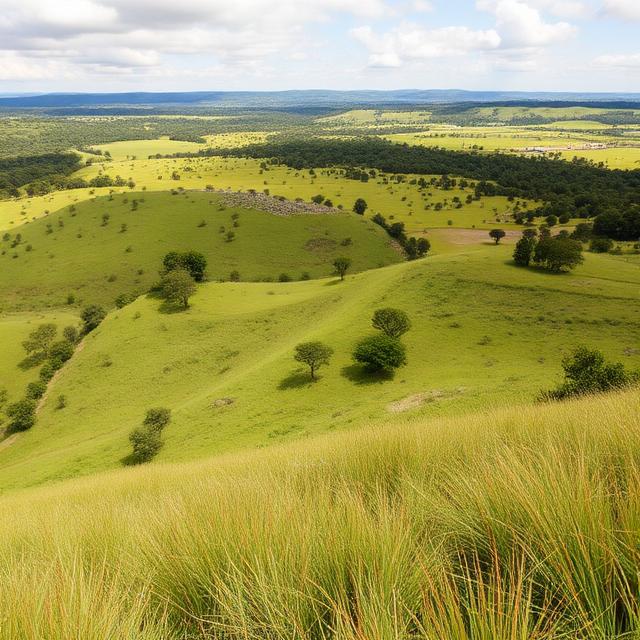 Savanna grassy biome.