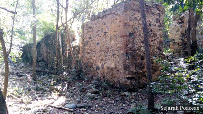 Sugar plantation ruins in Virgin Islands National Park on St. John, U.S. Virgin Islands.
